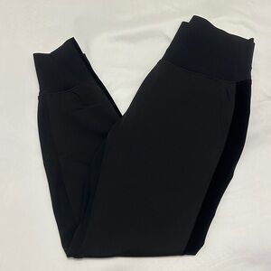 Athleta Venice Velvet Stripe Jogger Black